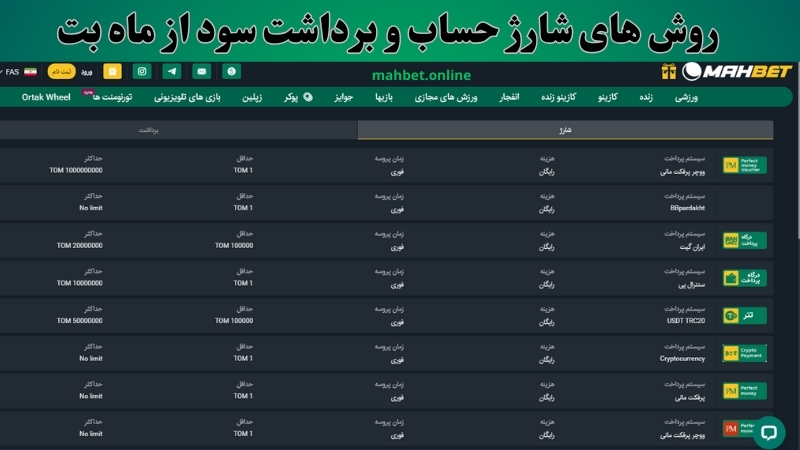 آموزش ثبت نام در سایت شرط بندی ماه بت